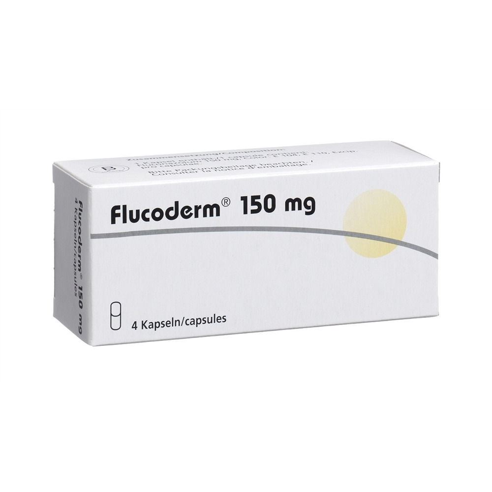 Flucoderm caps 150 mg blist 4 pce, image principale