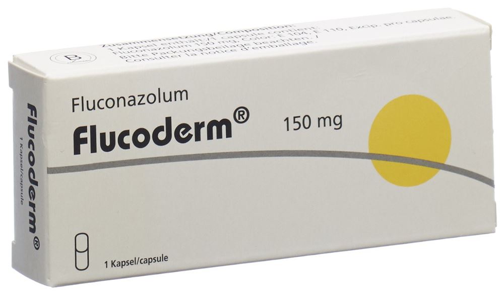Flucoderm caps 150 mg blist 1 pce, image principale