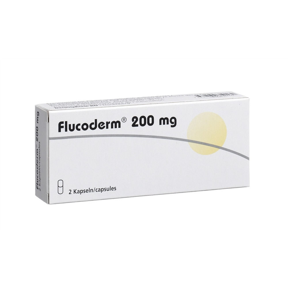 Flucoderm caps 200 mg blist 2 pce, image principale