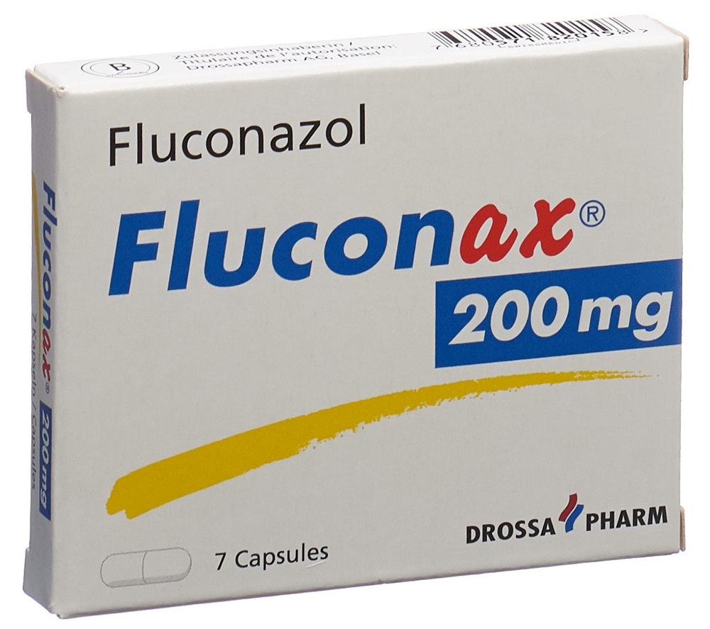 FLUCONAX caps 200 mg blist 7 pce, image 2 sur 2