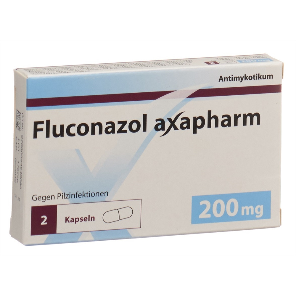 FLUCONAZOLE axapharm 200 mg, Hauptbild