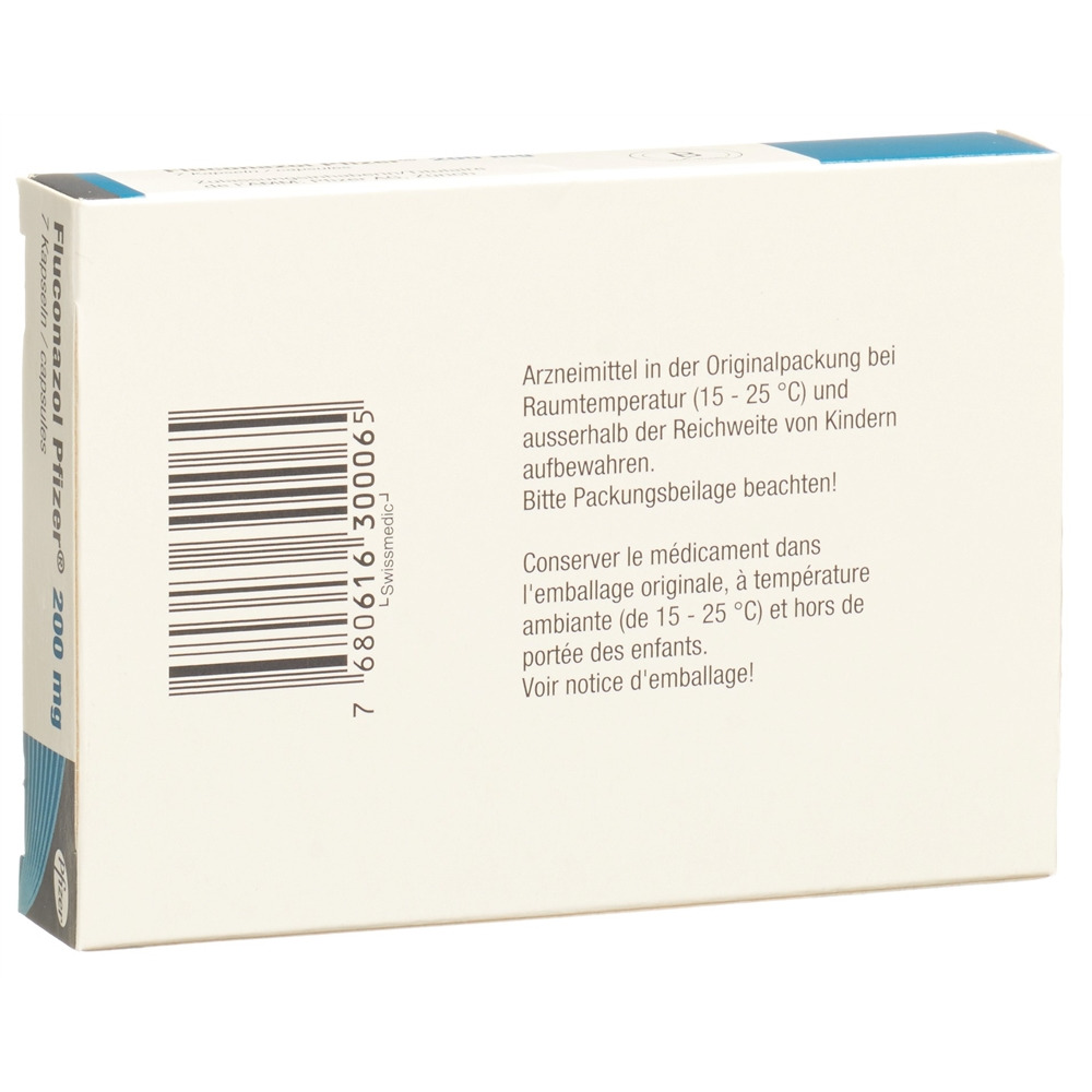 FLUCONAZOLE Pfizer 200 mg, image 2 sur 2