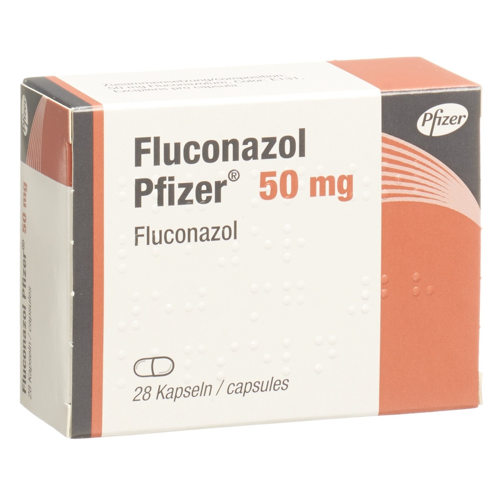 FLUCONAZOLE Pfizer 50 mg, Hauptbild