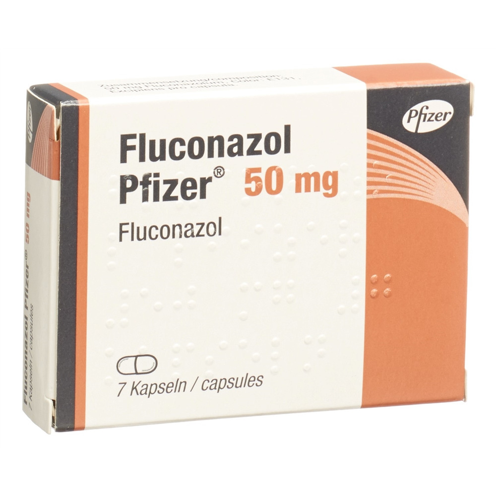 FLUCONAZOLE Pfizer 50 mg, Hauptbild