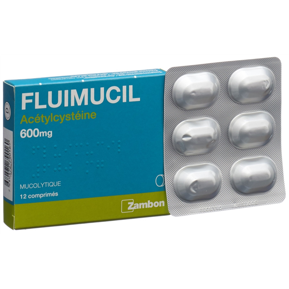 FLUIMUCIL cpr 600 mg (D) blist 12 pce, image 3 sur 4