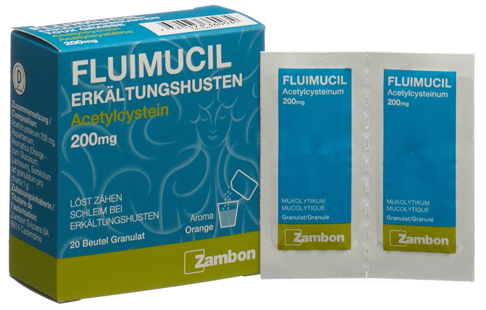 FLUIMUCIL Erkältungshusten 200 mg, Bild 2 von 4