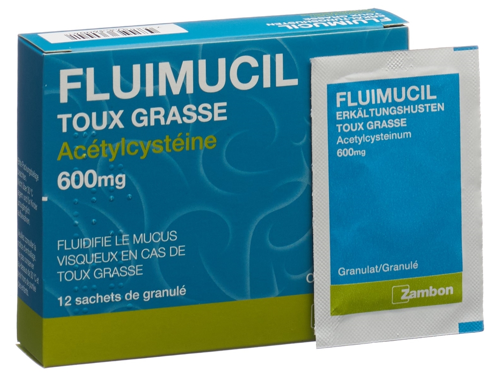 FLUIMUCIL Erkältungshusten 600 mg, Bild 3 von 4