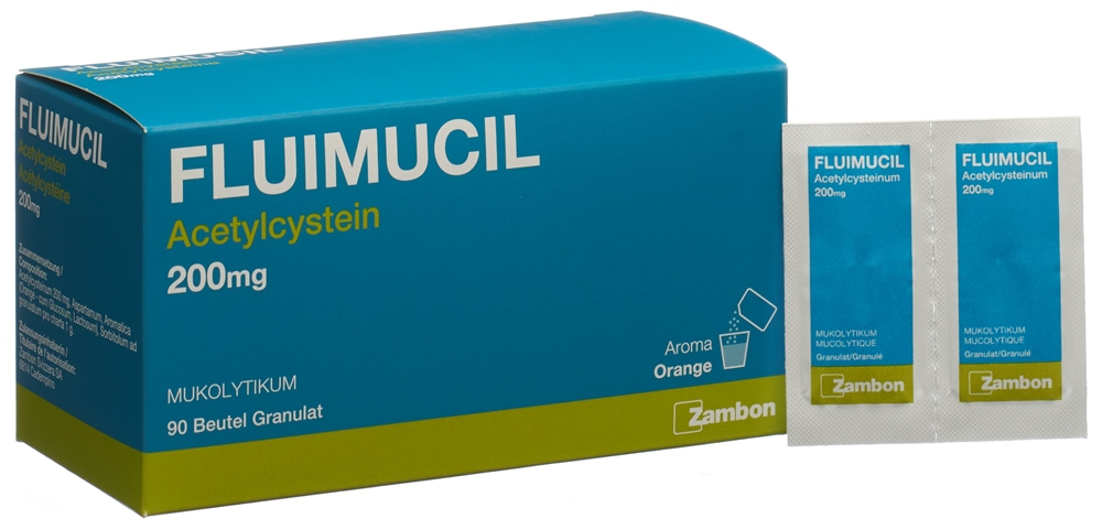 FLUIMUCIL gran 200 mg adult sach 90 pce, image 2 sur 4