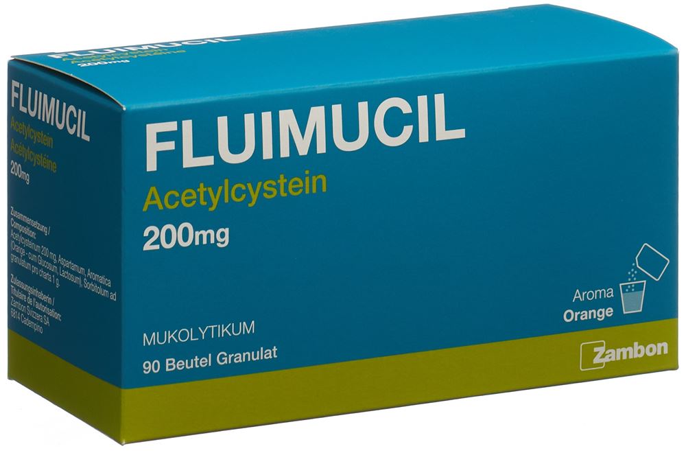 FLUIMUCIL gran 200 mg adult sach 90 pce, image principale