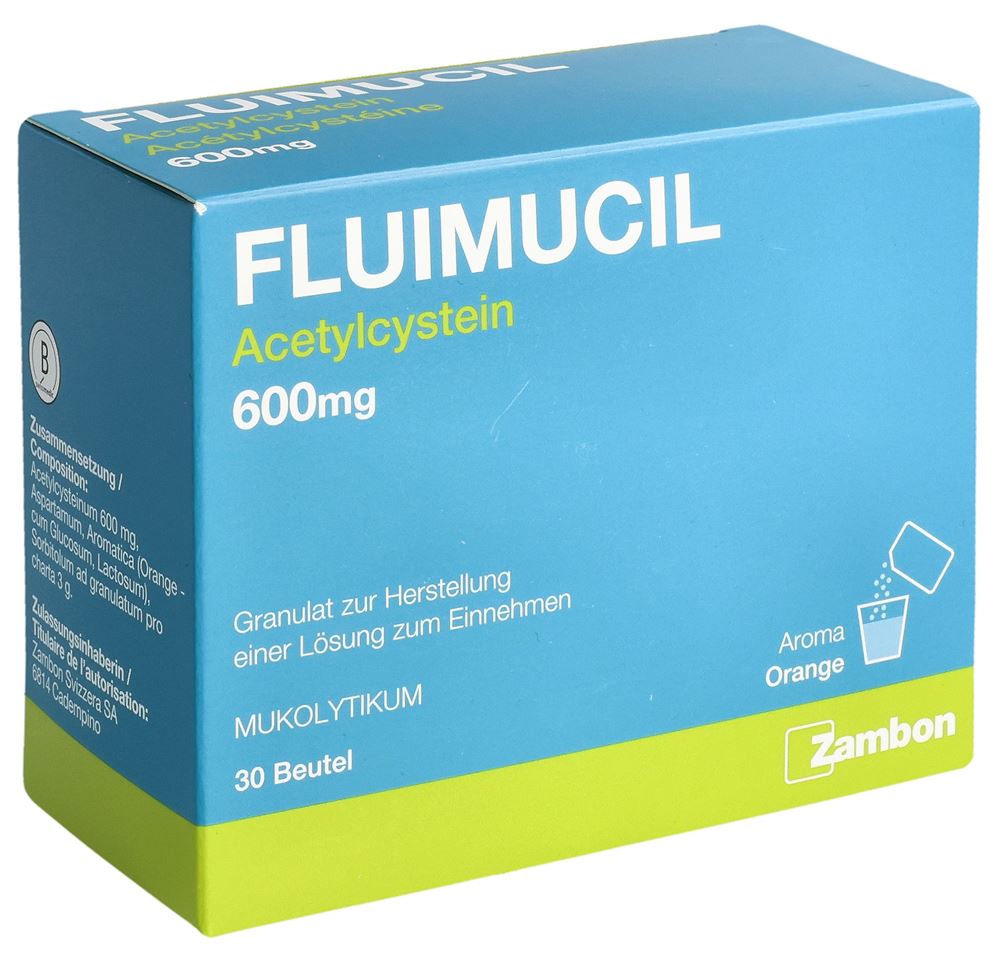 FLUIMUCIL gran 600 mg sach 30 pce, image principale