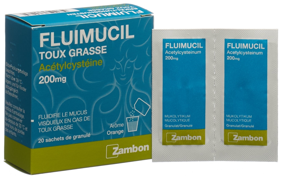 FLUIMUCIL toux grasse 200 mg, image 3 sur 4