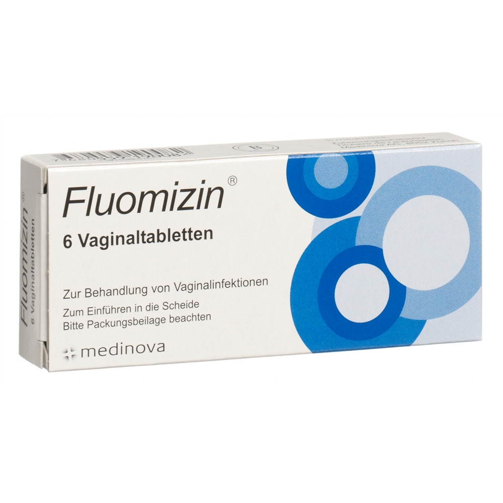 FLUOMIZIN cpr vag 10 mg blist 6 pce, image principale