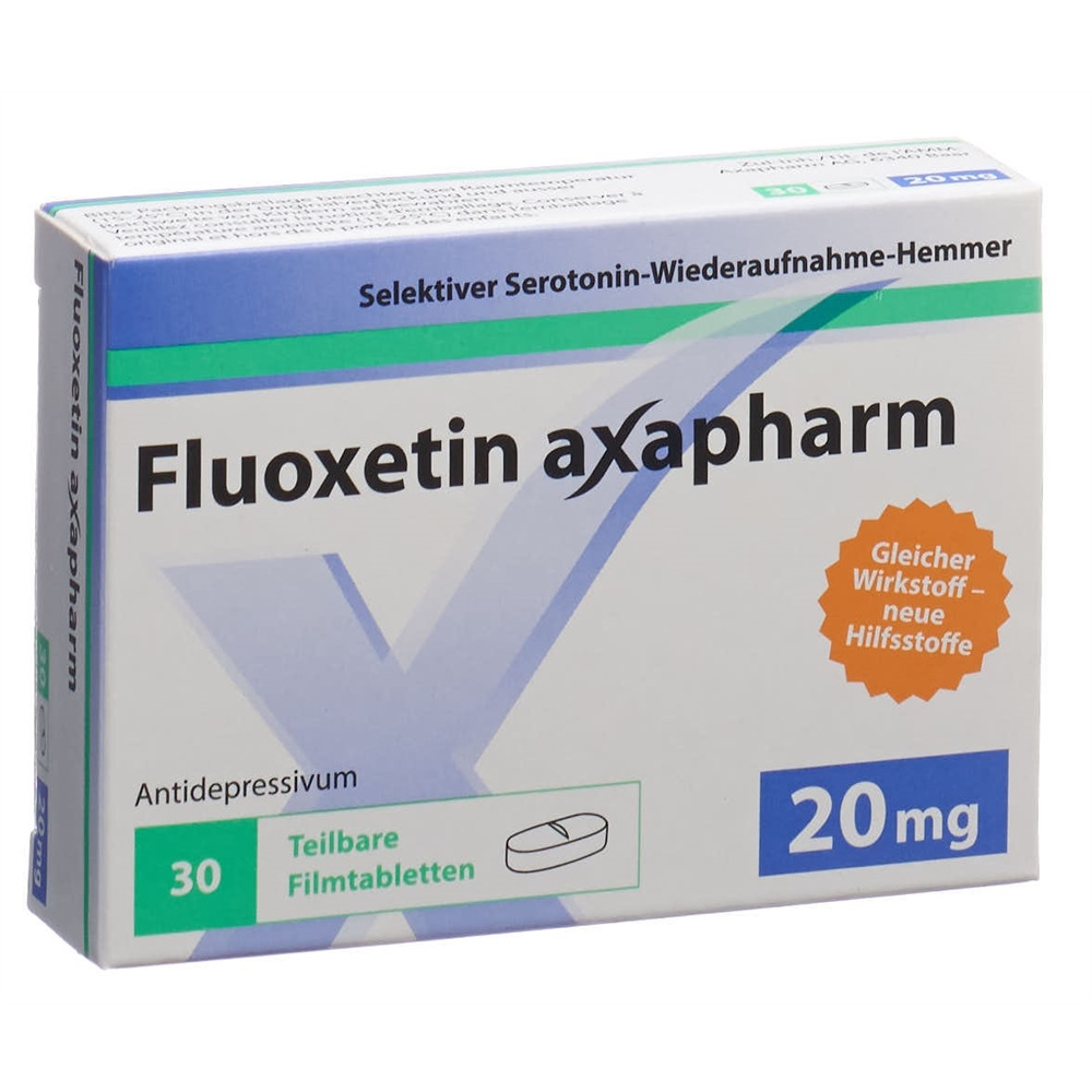 FLUOXETINE axapharm 20 mg, Hauptbild