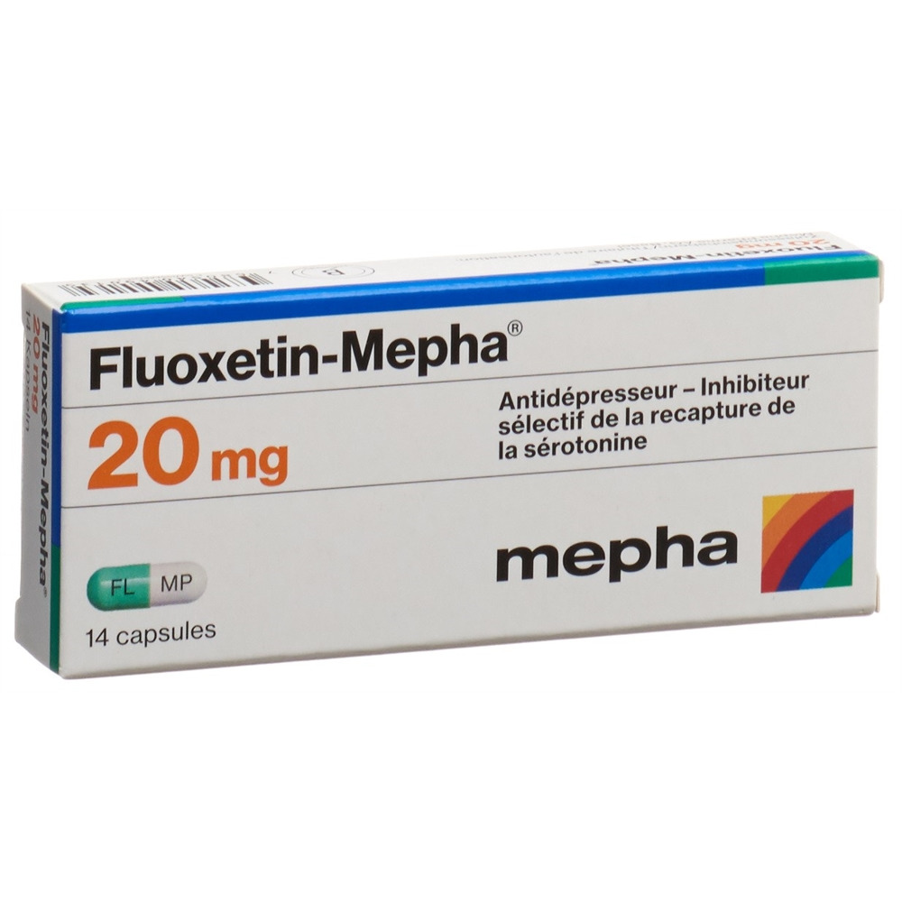 FLUOXETINE Mepha 20 mg, image 2 sur 2