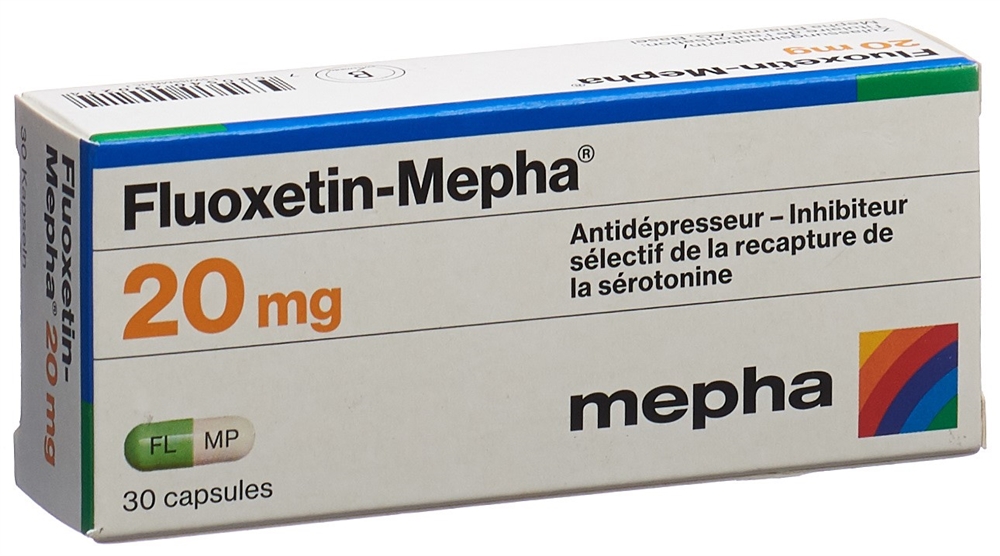 FLUOXETINE Mepha 20 mg, image 2 sur 2