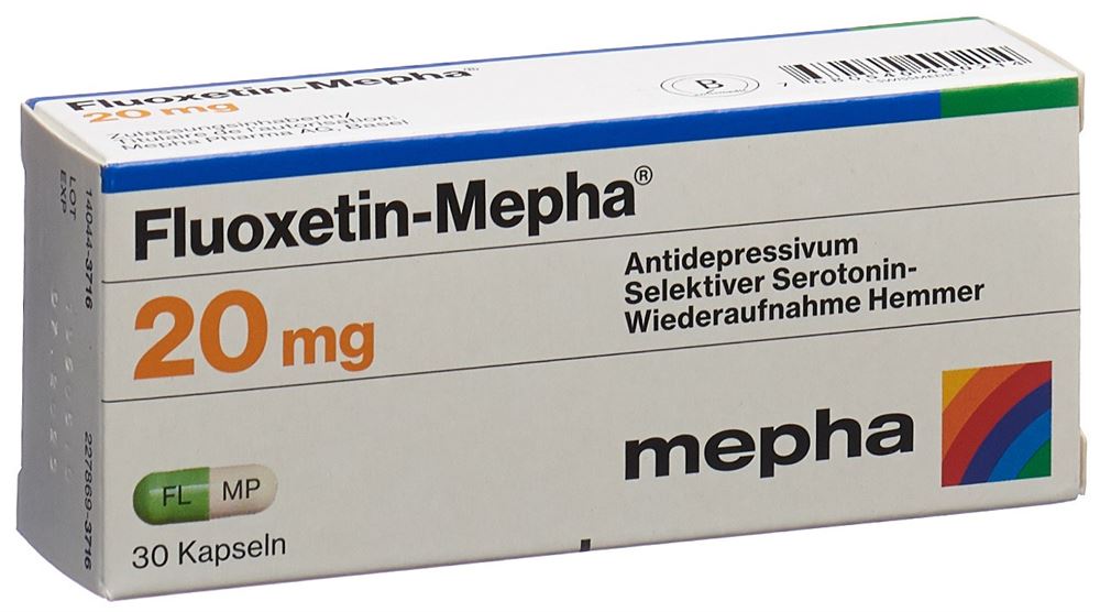 FLUOXETINE Mepha 20 mg, image principale