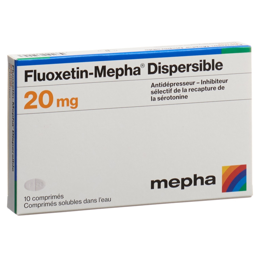 FLUOXETINE Dispersible 20 mg, image 2 sur 2