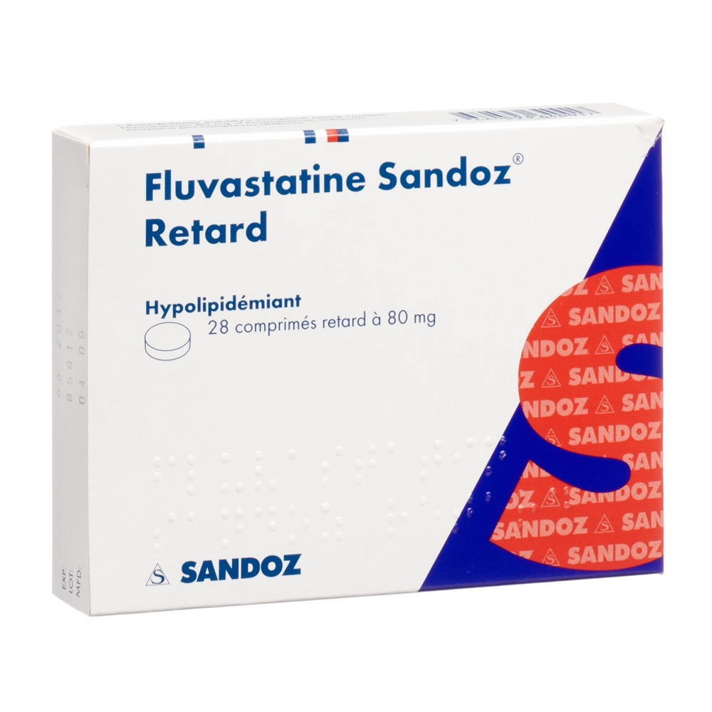 FLUVASTATINE Sandoz 80 mg, image 2 sur 2