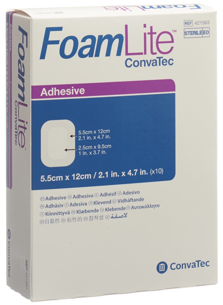 FOAM LITE Convatec pansement en mousse siliconée