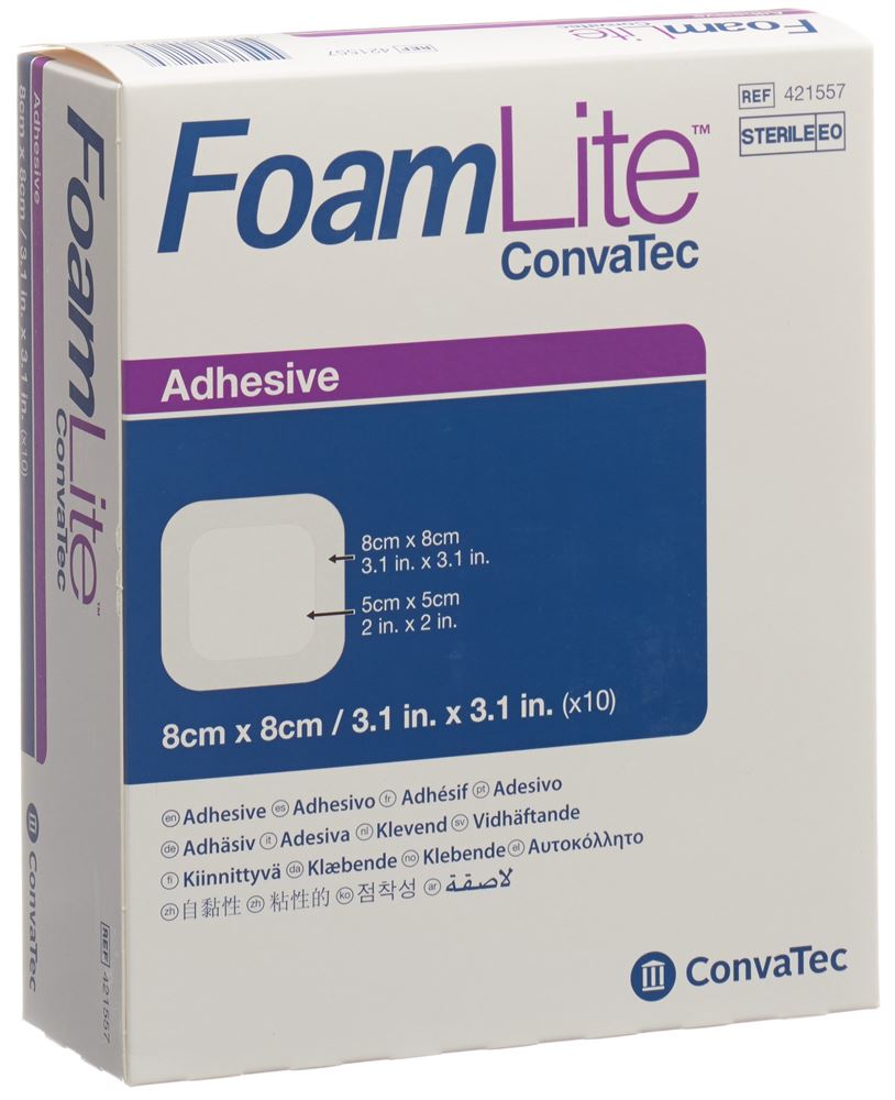FOAM LITE Convatec pansement en mousse siliconée