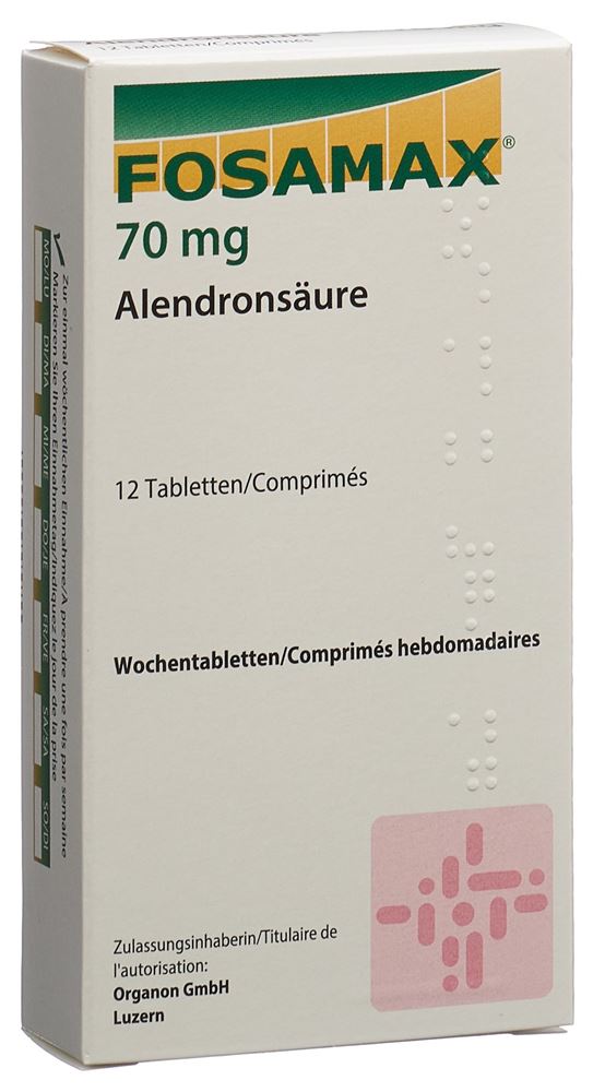 FOSAMAX comprimés hebdomadaires 70 mg, image principale
