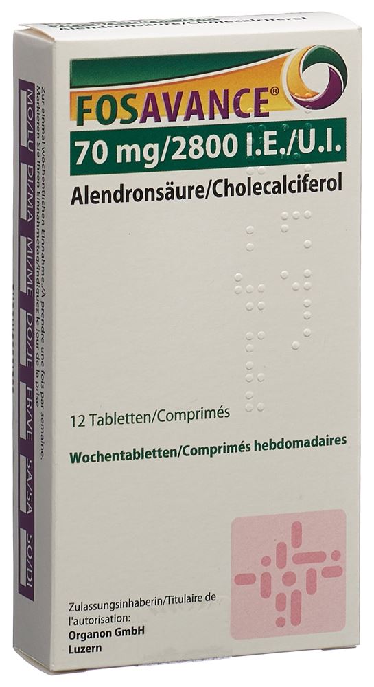 FOSAVANCE Wochentabletten, Hauptbild