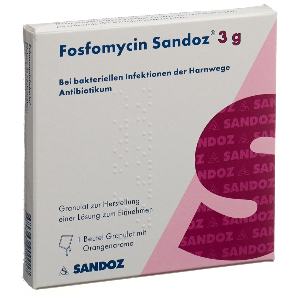 FOSFOMYCINE Sandoz 3 g, Hauptbild