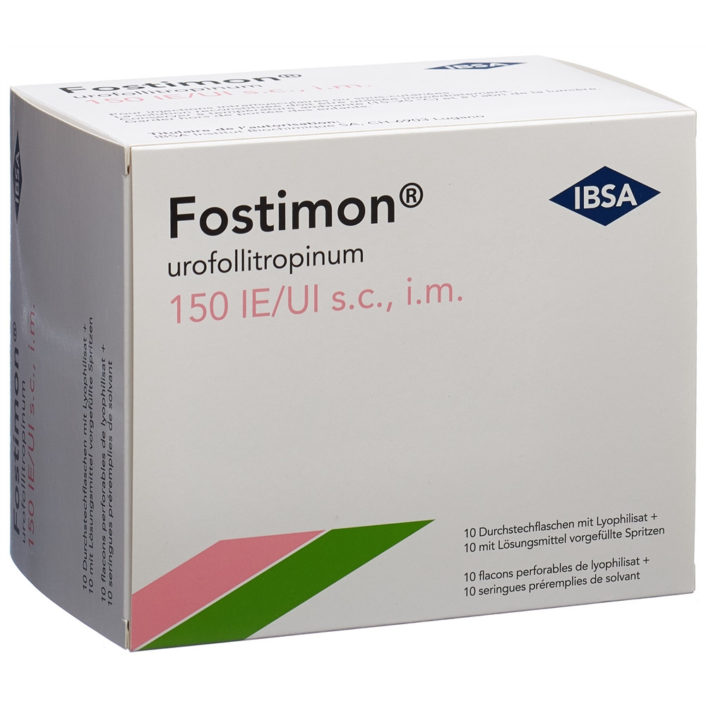 FOSTIMON Trockensub 150 IE mit Solvens Fertspr 10 Stk, Hauptbild