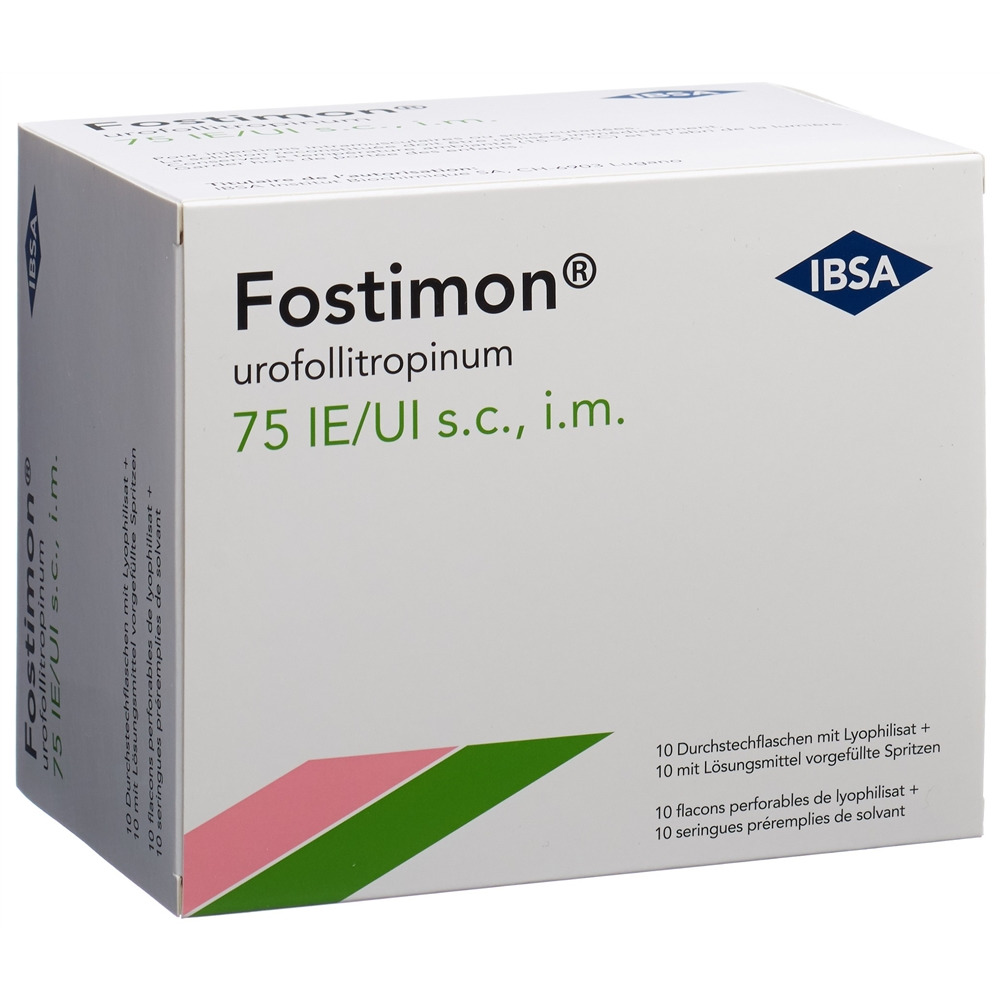 FOSTIMON Trockensub 75 IE mit Solvens Fertspr 10 Stk, Hauptbild