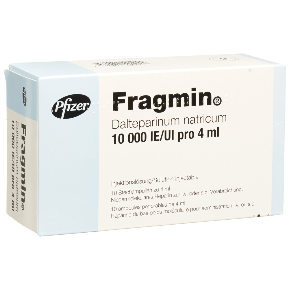 FRAGMIN Inj Lös 10000 IE/4ml Durchstf 4 ml, Hauptbild