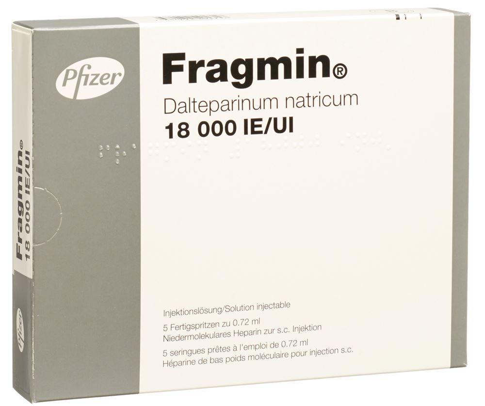 FRAGMIN sol inj 18000 IE/0.72ml ser pré 0.72 ml, image principale
