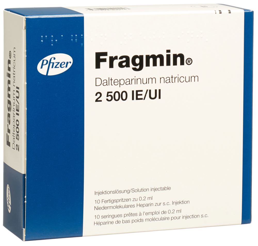 FRAGMIN sol inj 2500 IE/0.2ml ser pré 0.2 ml, image principale