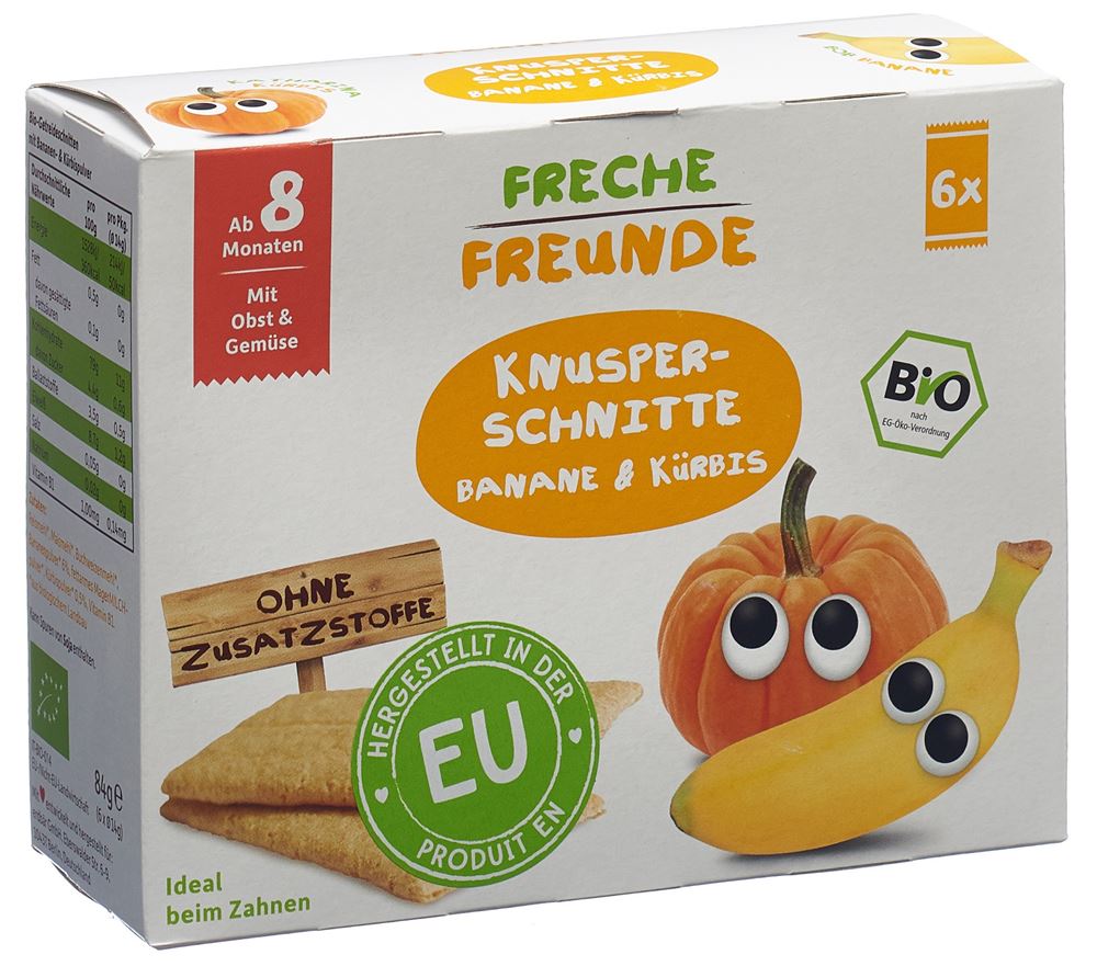 Freche Freunde Knusper-Schnitte