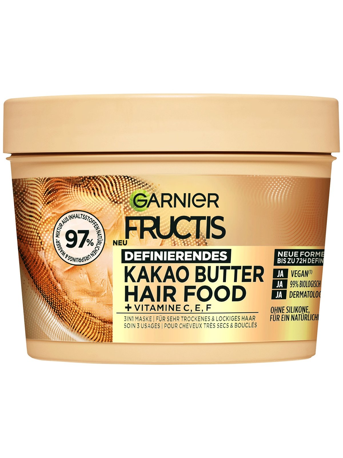 FRUCTIS Definierendes Kakao Butter Hair Food 3in1 Haarmaske, Hauptbild