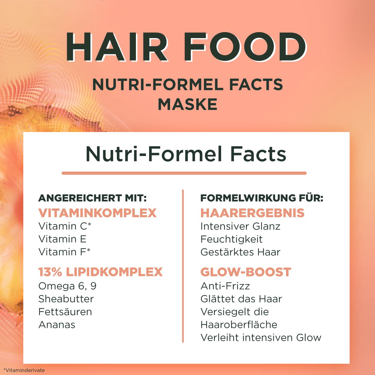 FRUCTIS Hair Food Masque 3en1, image 4 sur 5