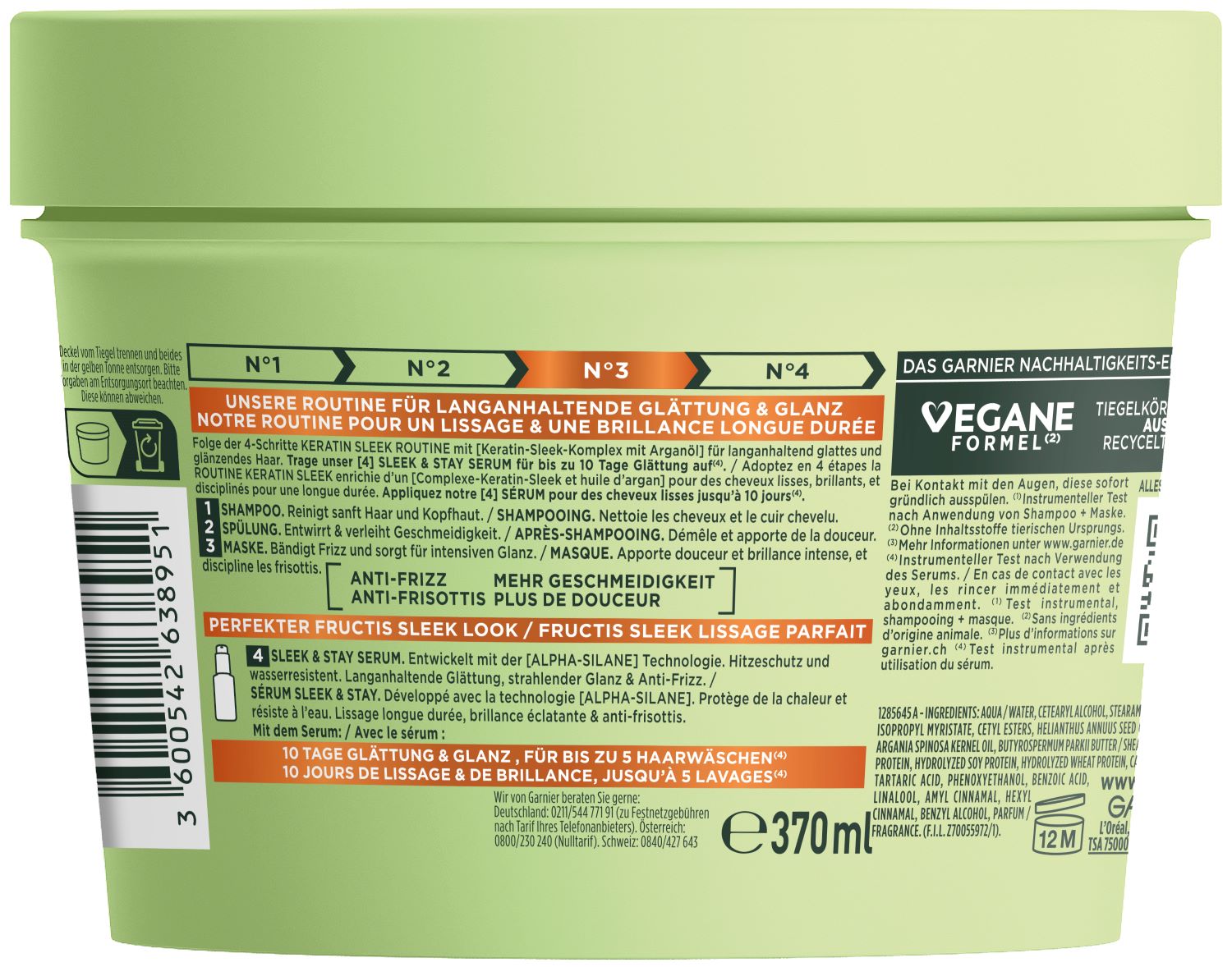 FRUCTIS Sleek Maske, image 2 sur 5