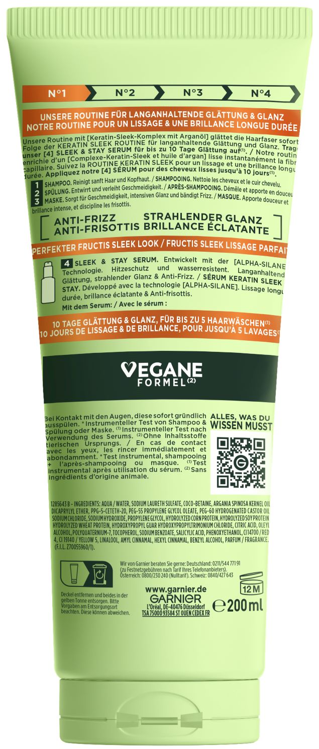 FRUCTIS Sleek Shampoo, Bild 2 von 5