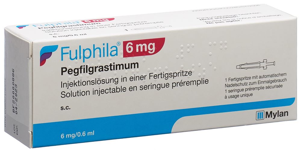 FULPHILA sol inj 6 mg/0.6ml ser pré 0.6 ml, image principale