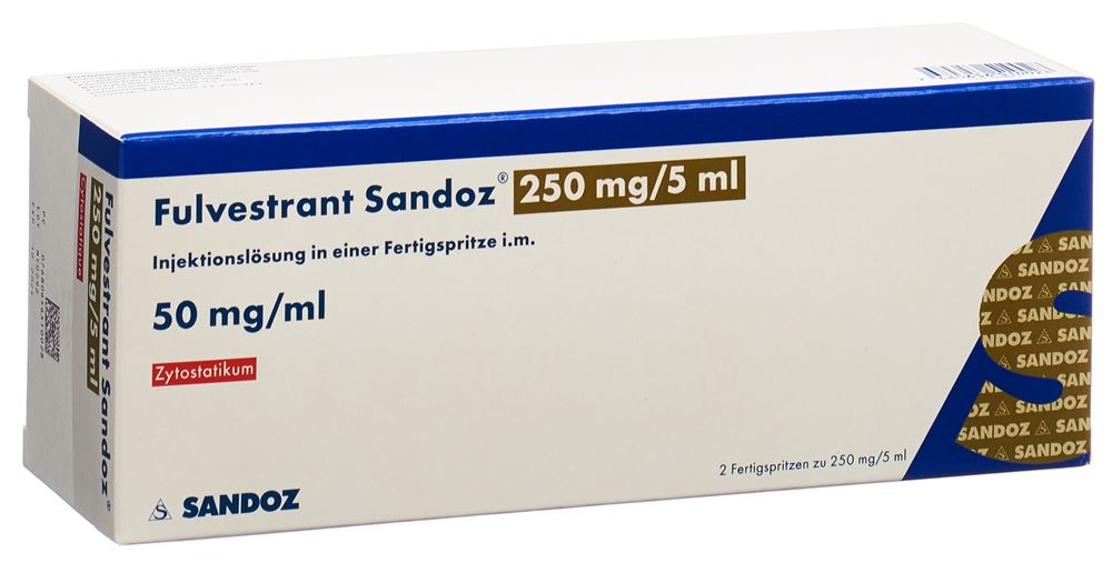 FULVESTRANT Sandoz 250 mg/5ml, Hauptbild