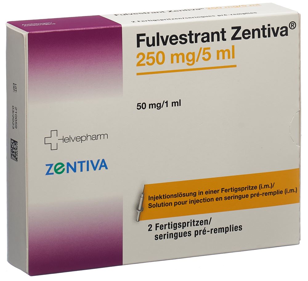 FULVESTRANT Zentiva 250 mg/5ml, Hauptbild