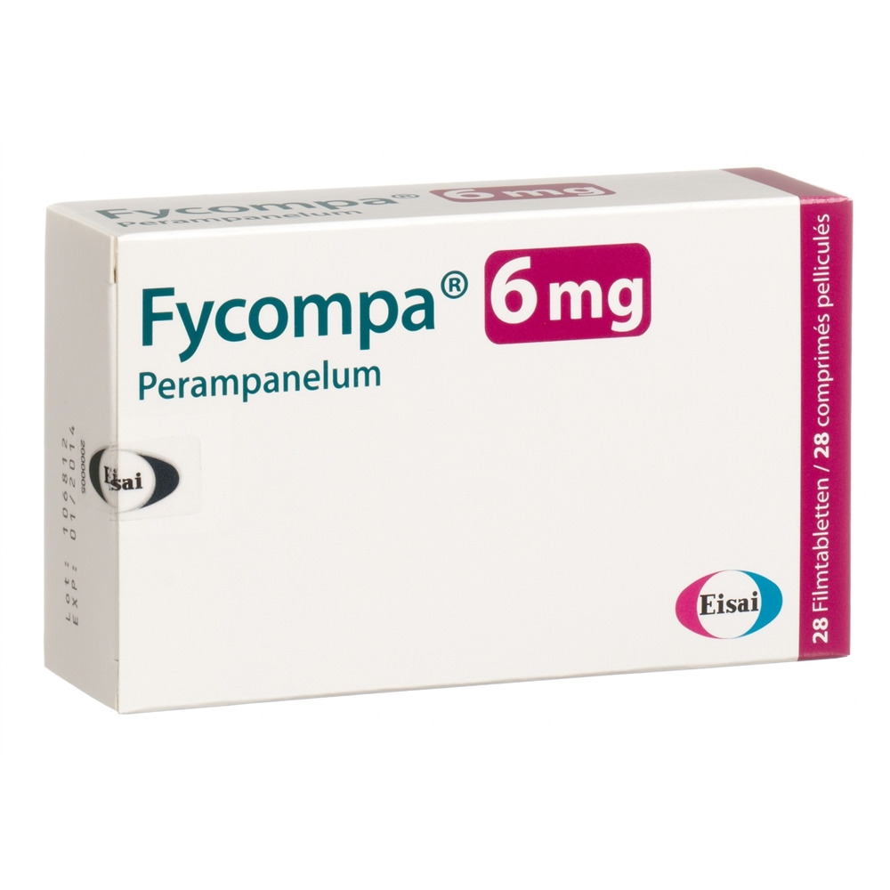 FYCOMPA cpr pell 6 mg blist 28 pce, image principale