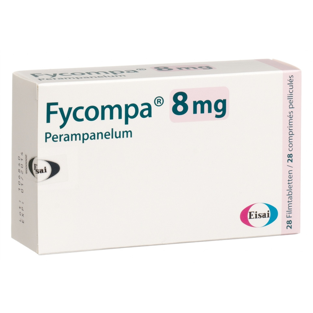 FYCOMPA cpr pell 8 mg blist 28 pce, image principale