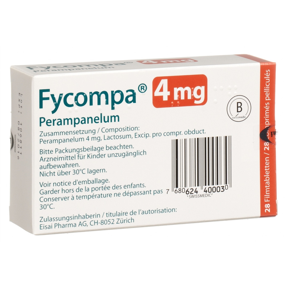 FYCOMPA Filmtabl 4 mg Blist 28 Stk, Bild 2 von 2