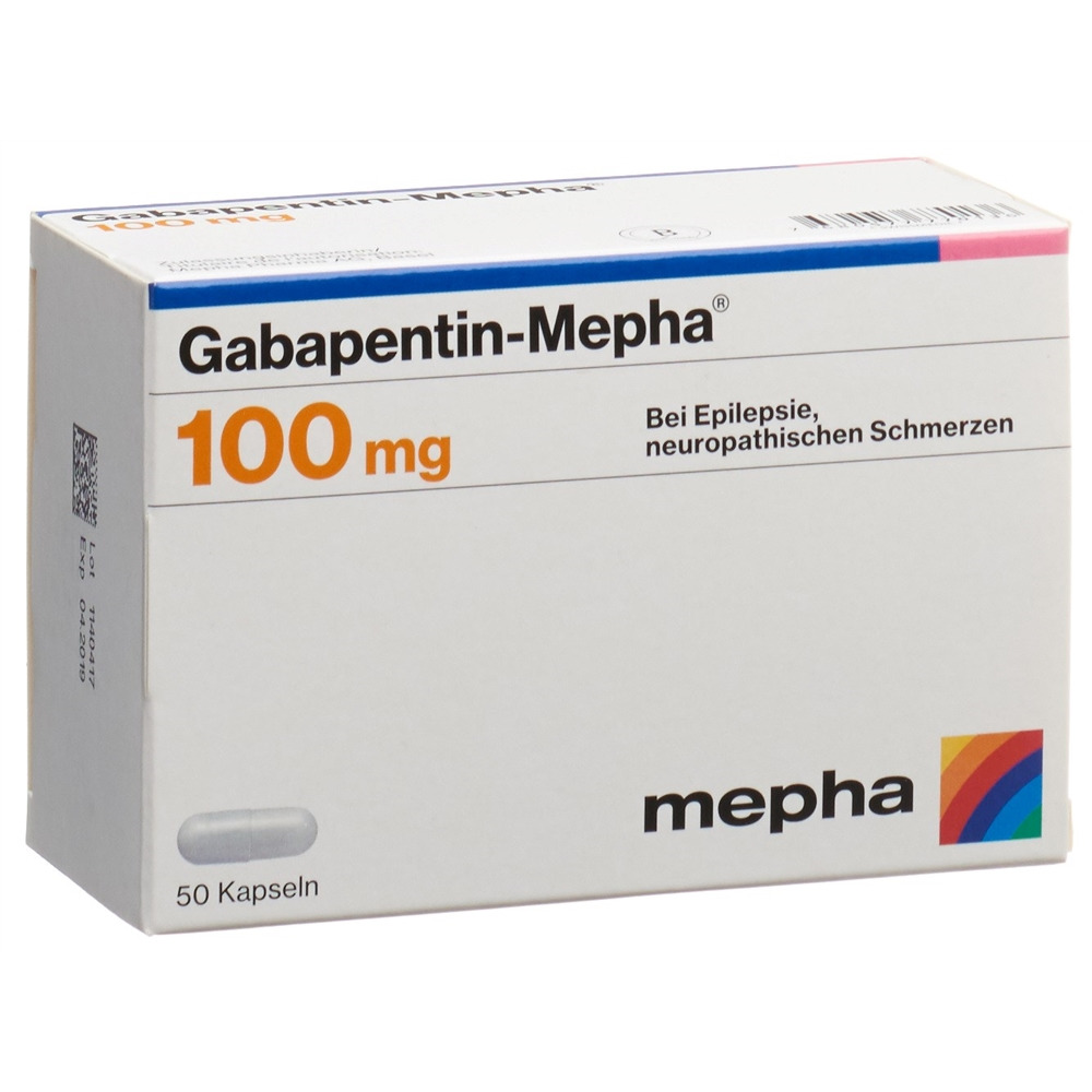 GABAPENTINE Mepha 100 mg, image principale