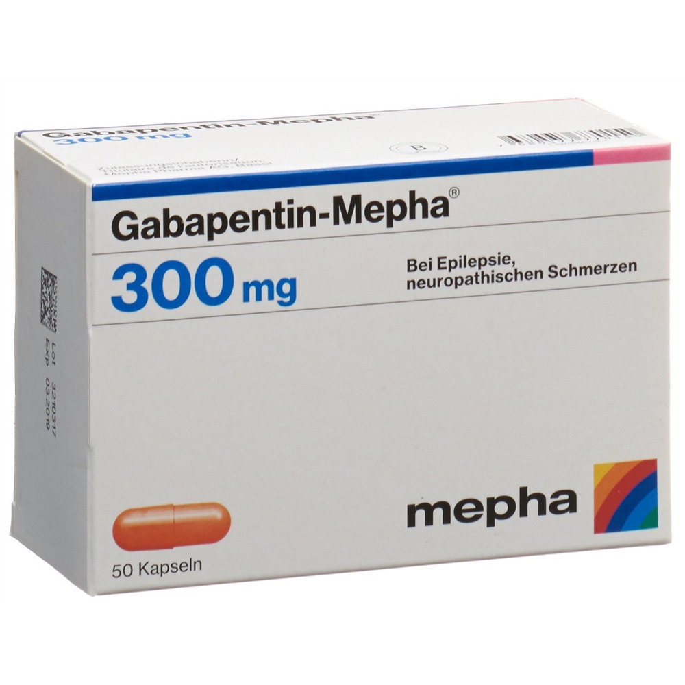 GABAPENTINE Mepha 300 mg, Hauptbild