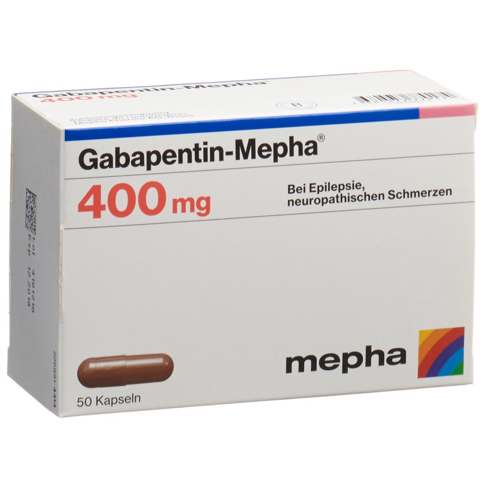 GABAPENTINE Mepha 400 mg, Hauptbild