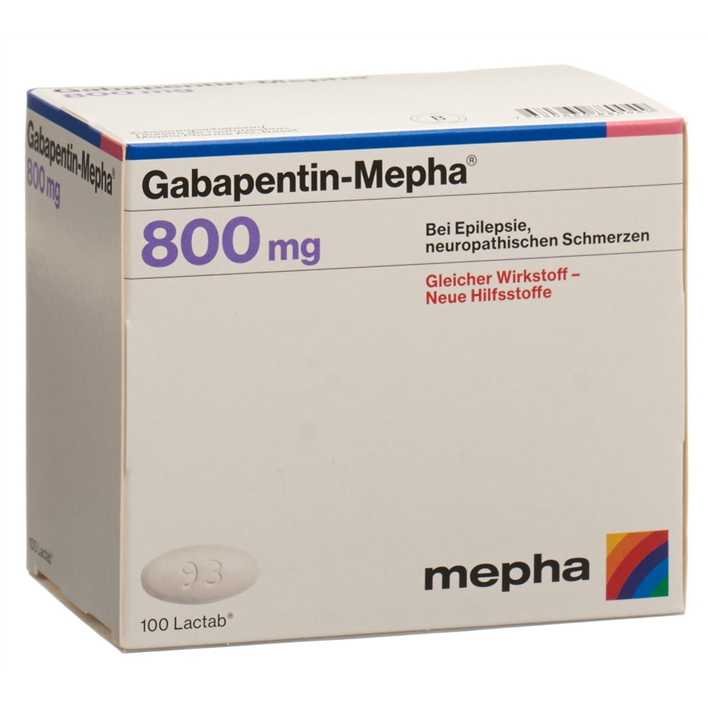 GABAPENTINE Mepha 800 mg, image principale