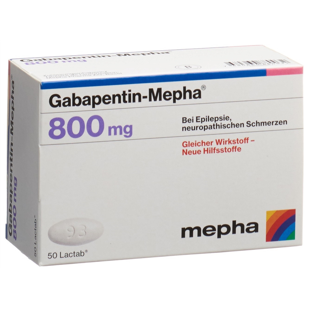 GABAPENTINE Mepha 800 mg, image principale