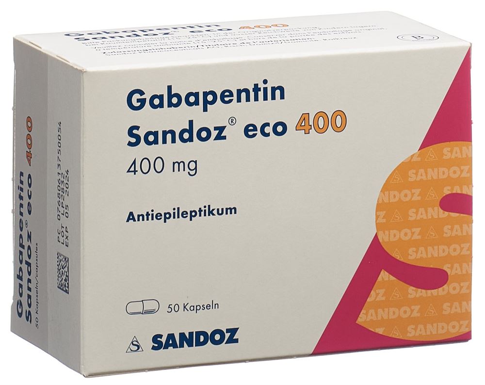 GABAPENTINE Sandoz eco 400 mg, Hauptbild