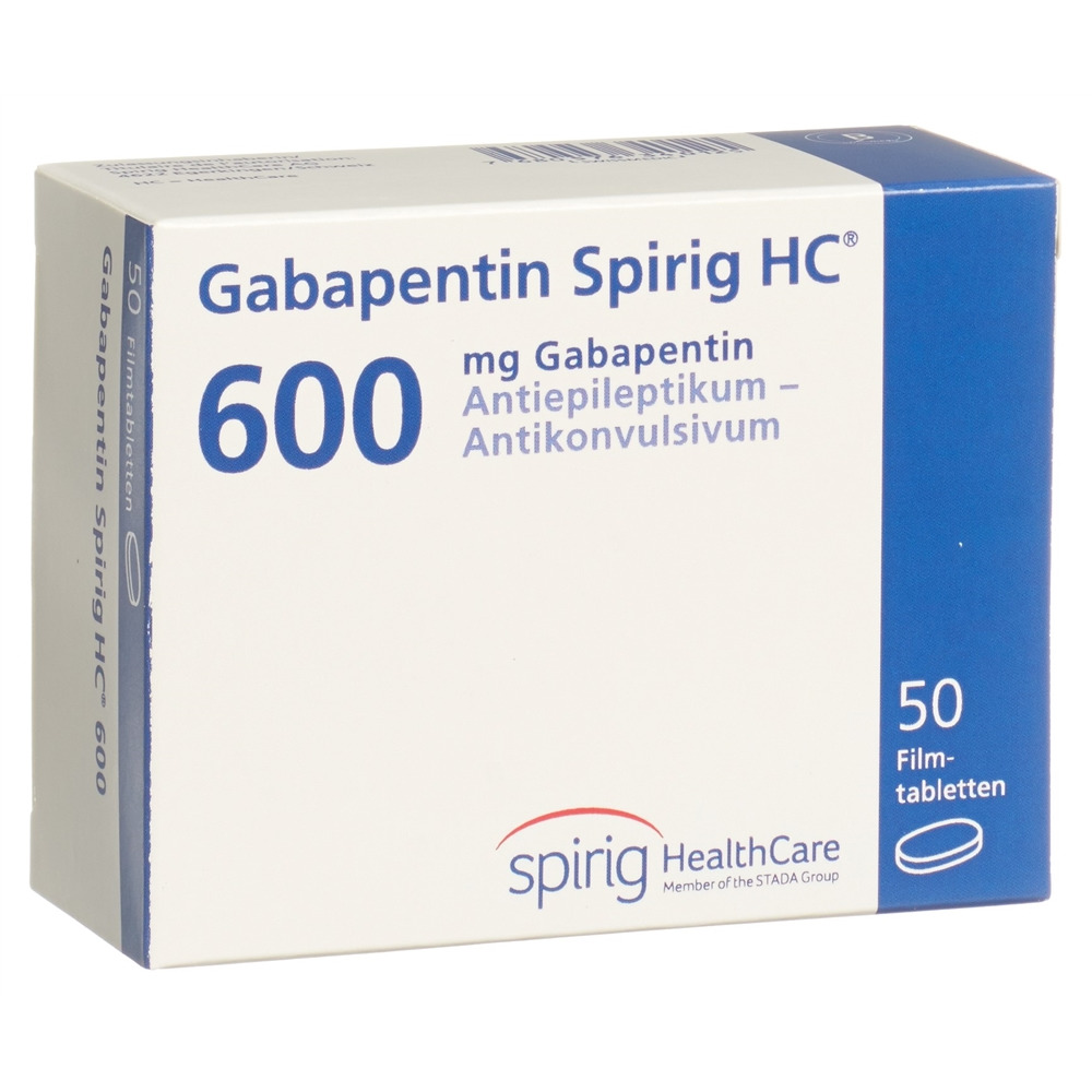 GABAPENTINE Spirig HC 600 mg, Hauptbild